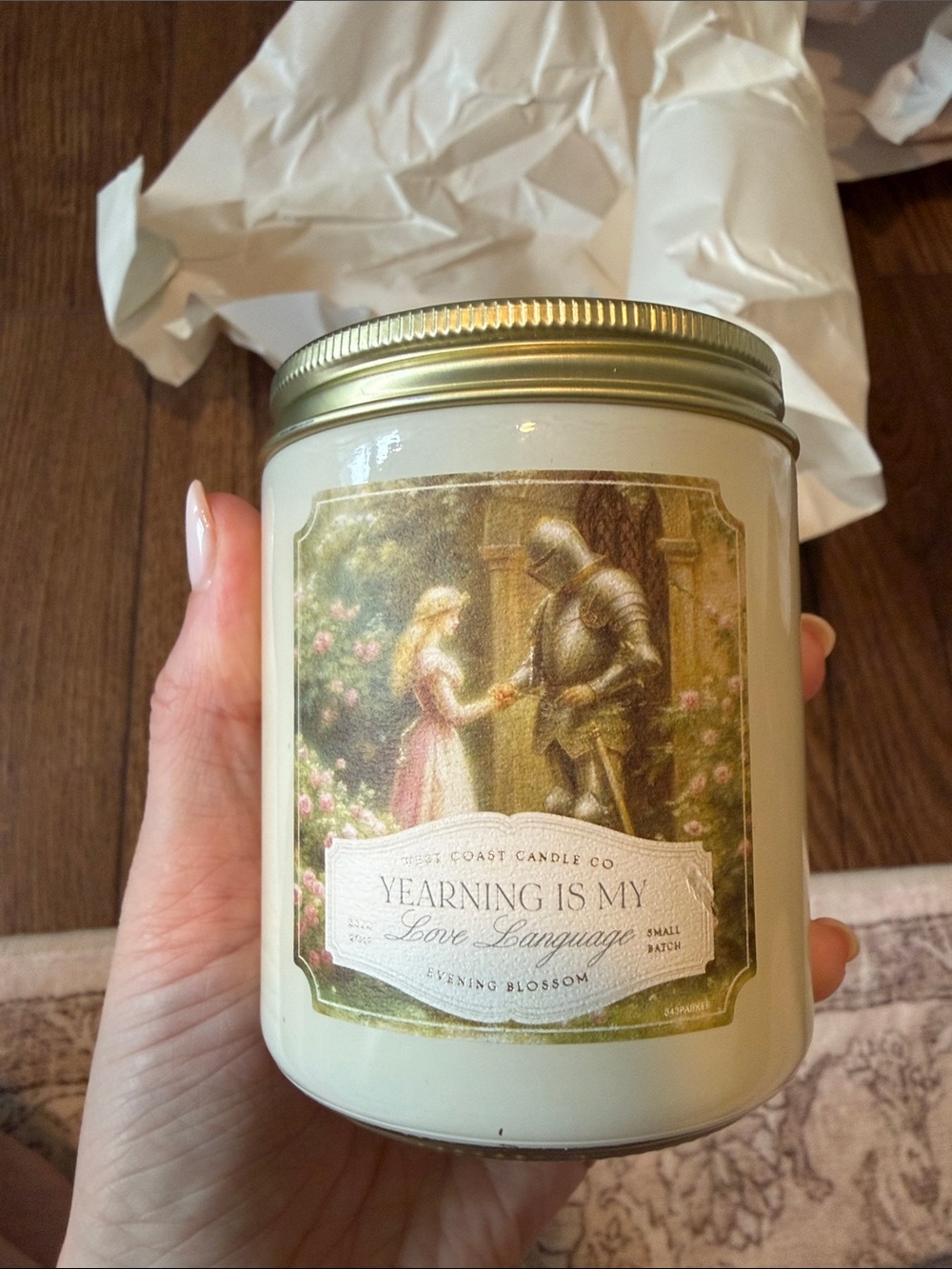 Viral “Yearning is my love language” Candle